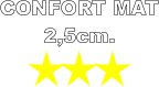 CONFORT MAT 2,5cm.