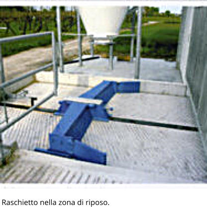 Raschietto nella zona di riposo.