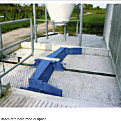 Raschietto nella zona di riposo.