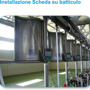 Installazione Scheda su batticulo